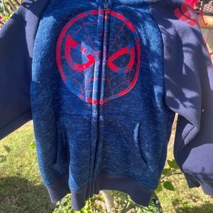 Boys spider man sweat suit